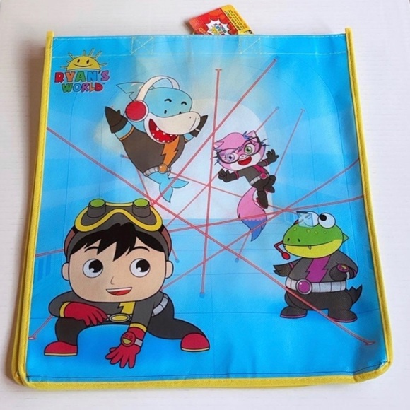 Ryans World Cool blue Gil & Alpha Lexa tote bag - Picture 2 of 2